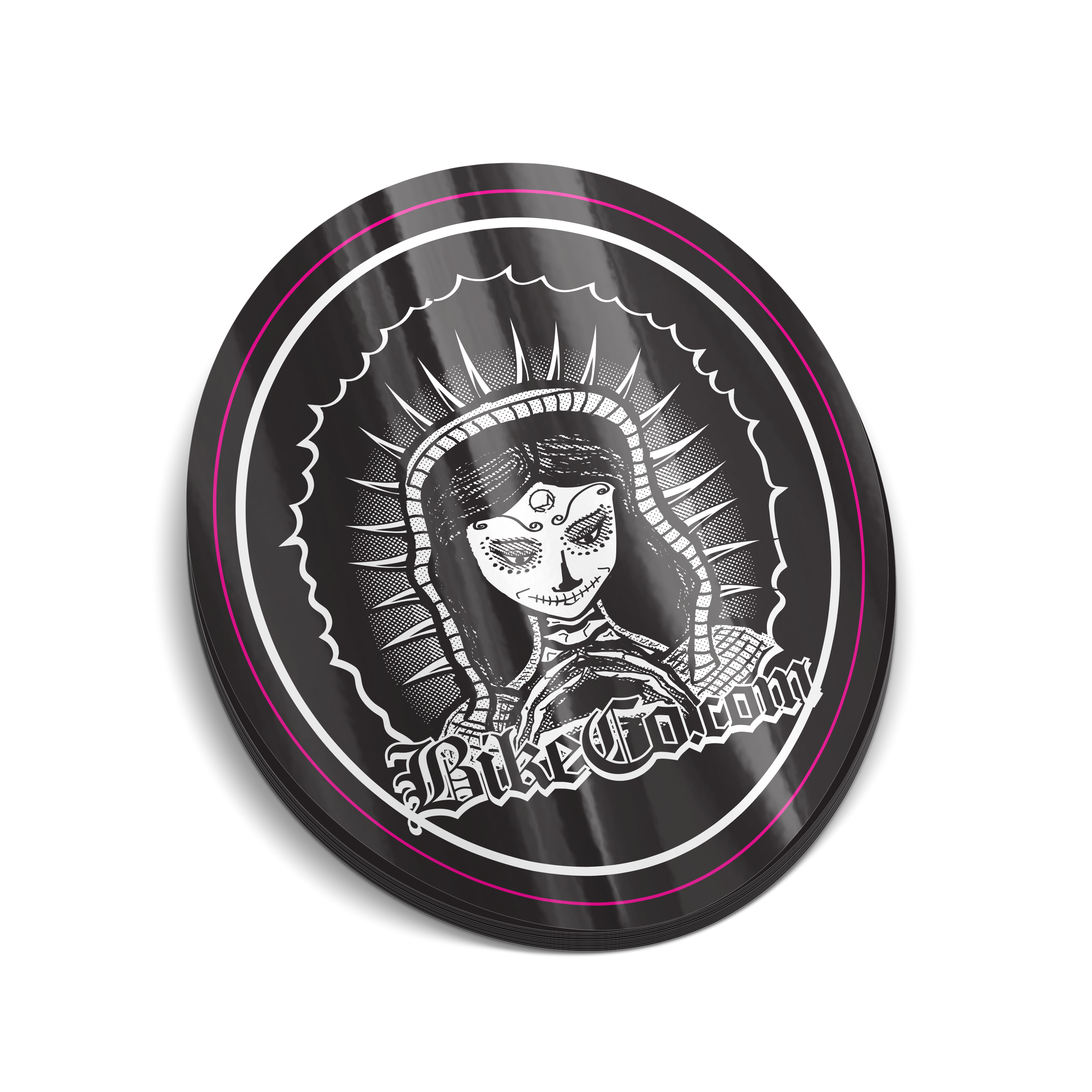 BIKE CO Day Of The Dead Sticker