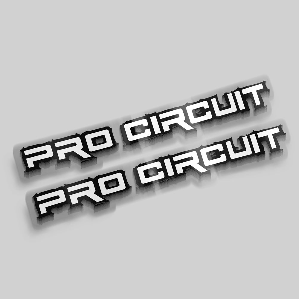 Retro PRO CIRCUIT Fender Decals