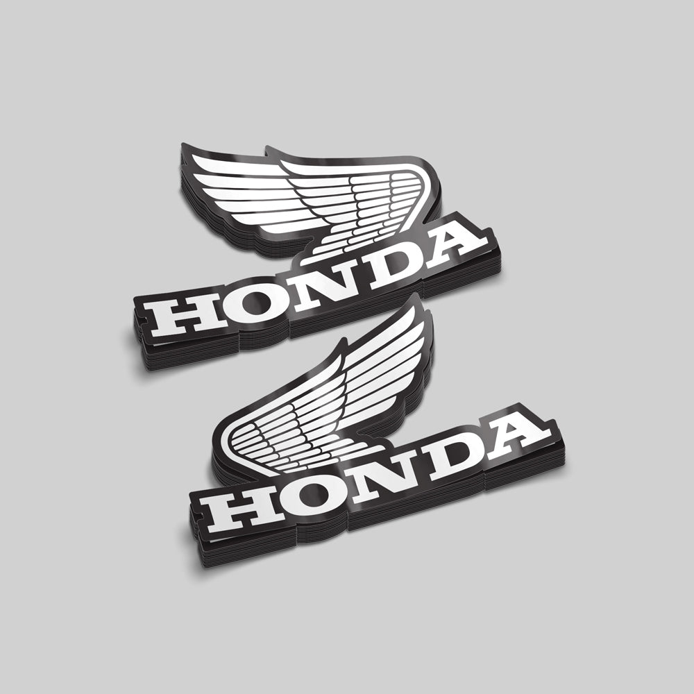 Retro Honda Wing Decals