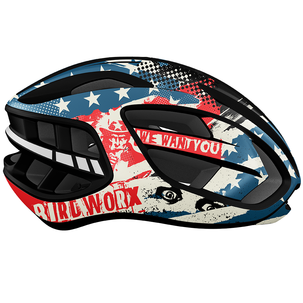 american motorcycle helmet designs BIRDWORX AMERICAN GRUNGE DESIGN for RUDY EGOS