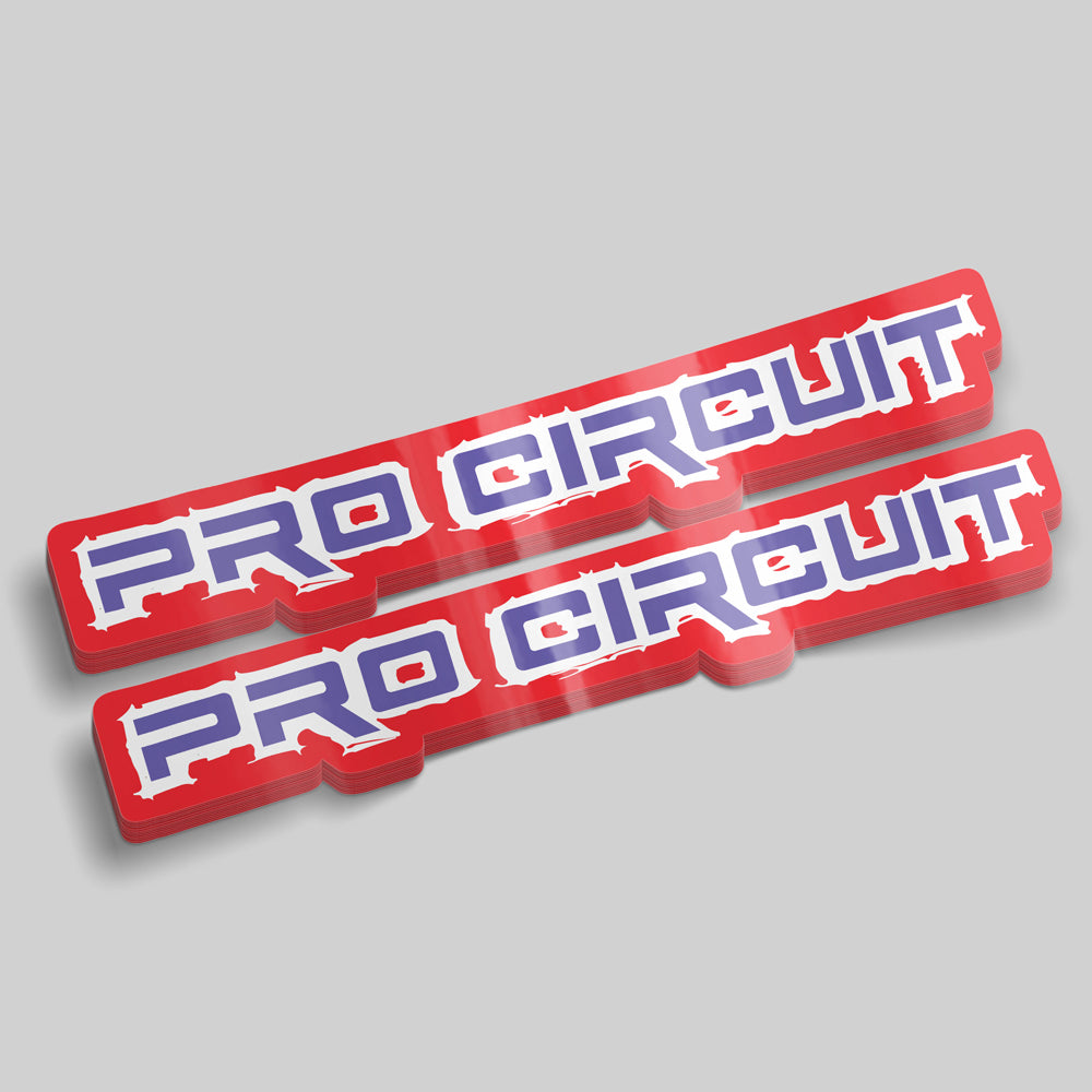 Retro PRO CIRCUIT Fender Decals