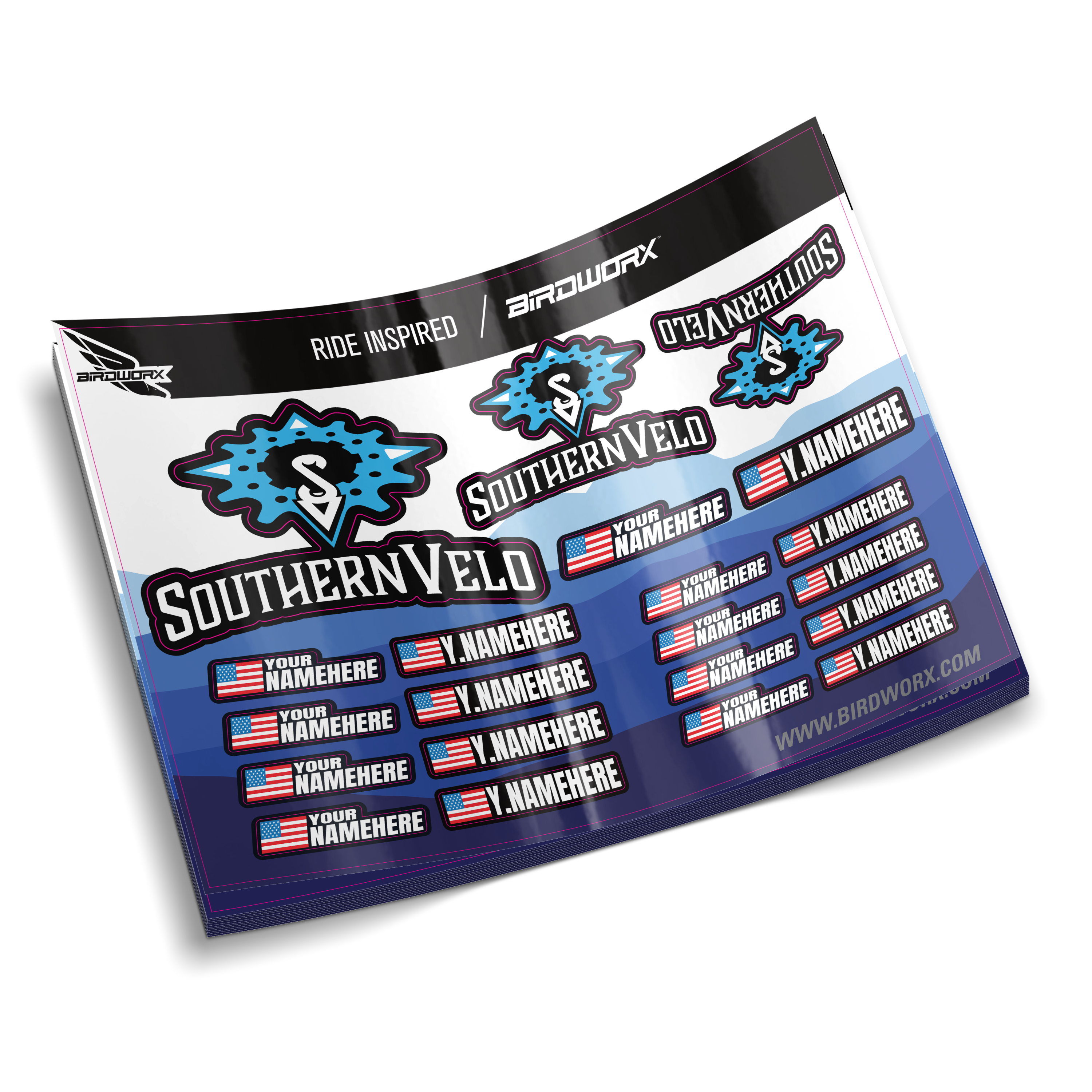 SOUTHERN VELO NAME PLATES