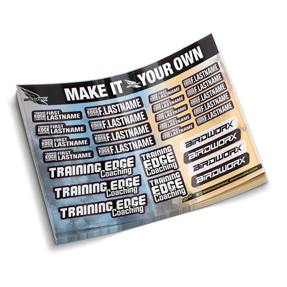TRAINING EDGE COACHING Custom Name ID Kit
