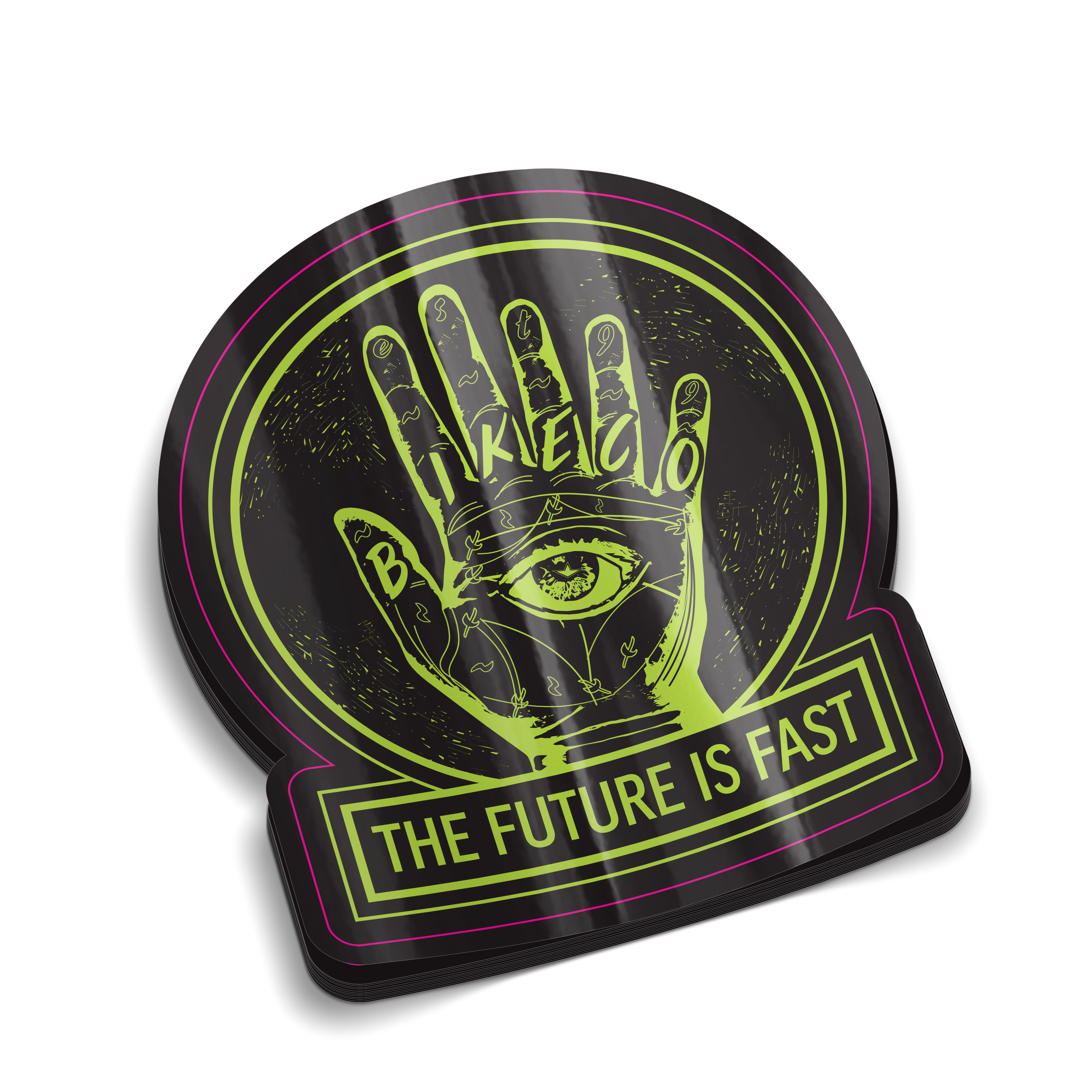 The Future is FAST Sticker