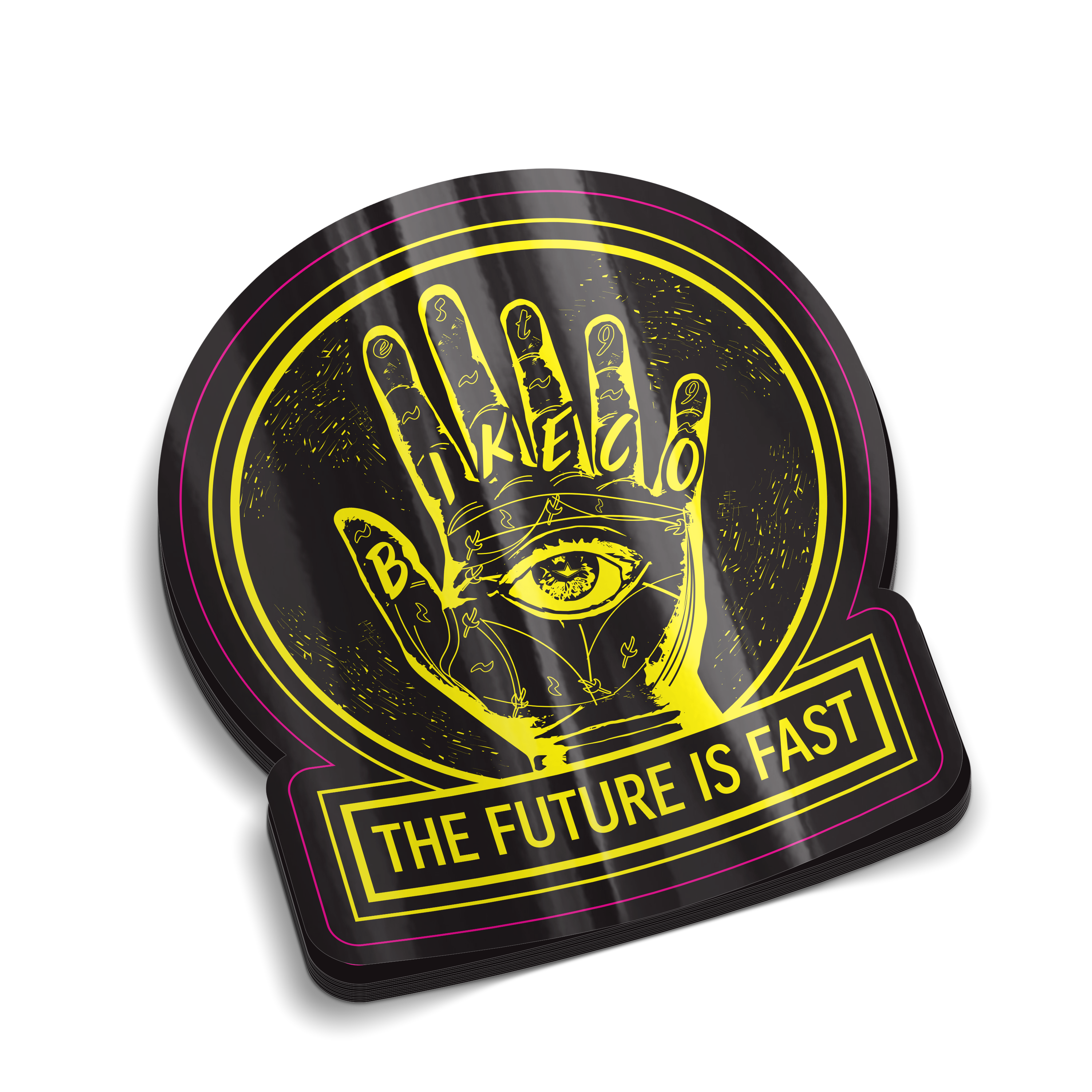 The Future is FAST Sticker