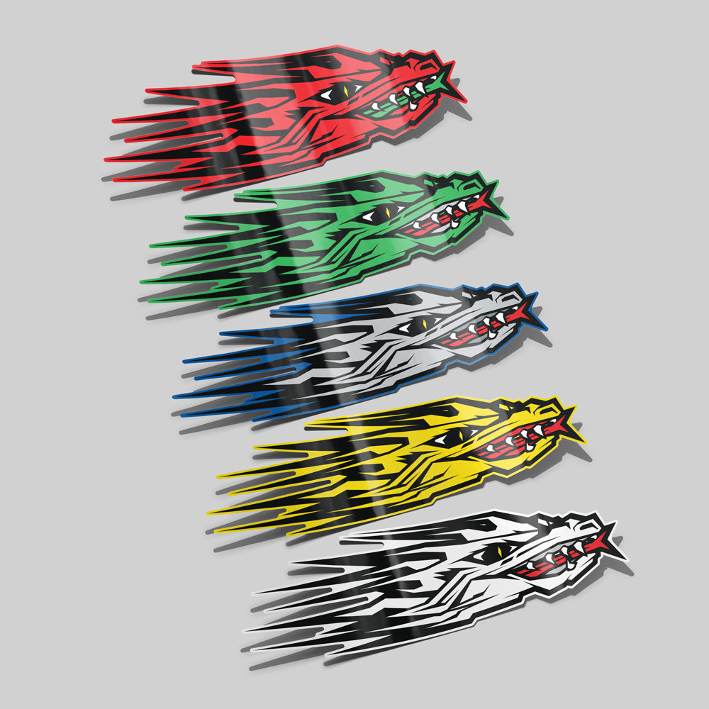 Troy Racing 5th Dragon Logo Decals