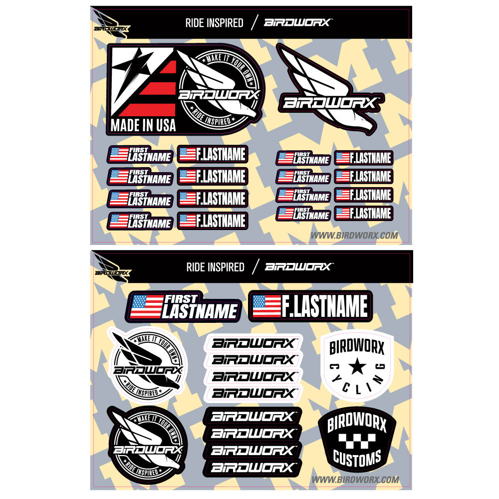 2023 Michigan TRI CLUB NAME PLATES