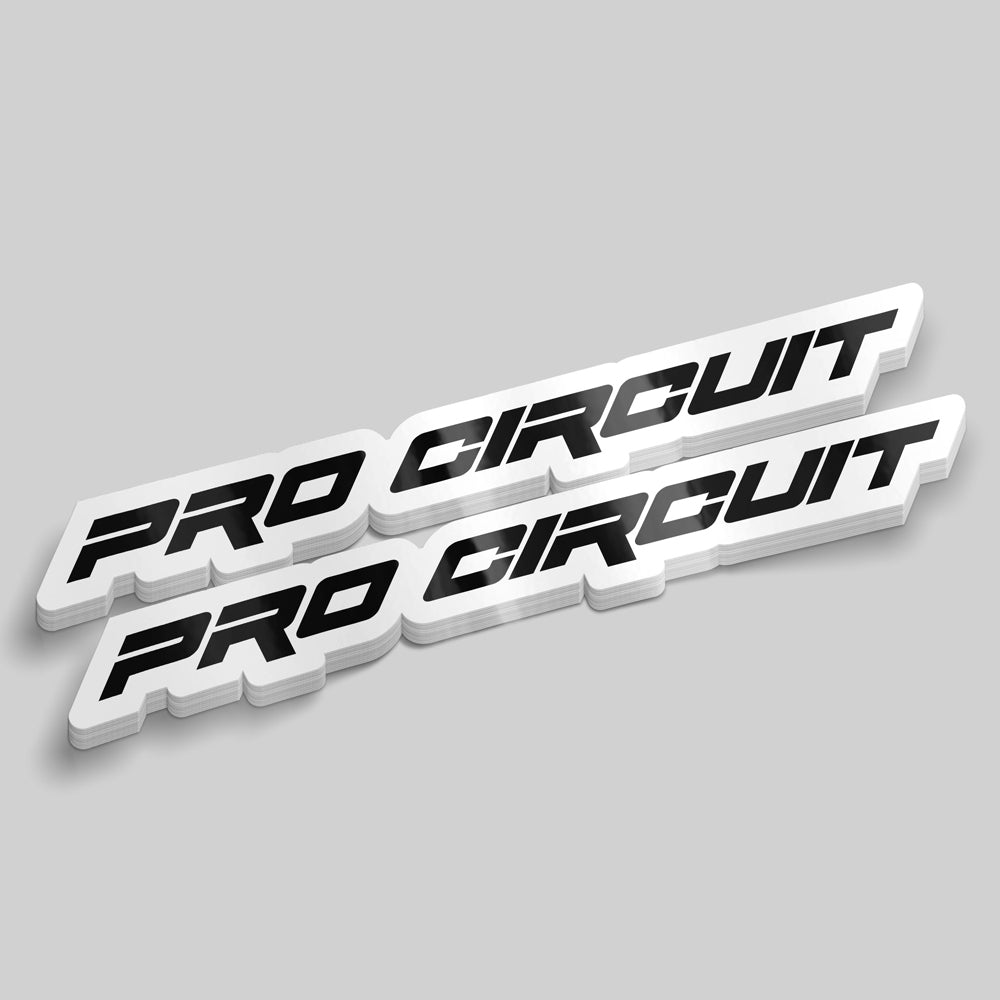 Modern PRO CIRCUIT Fender Decals