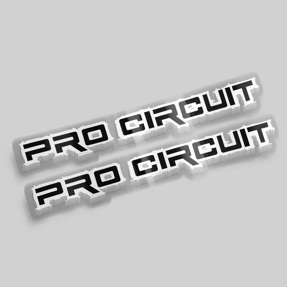 Retro PRO CIRCUIT Fender Decals