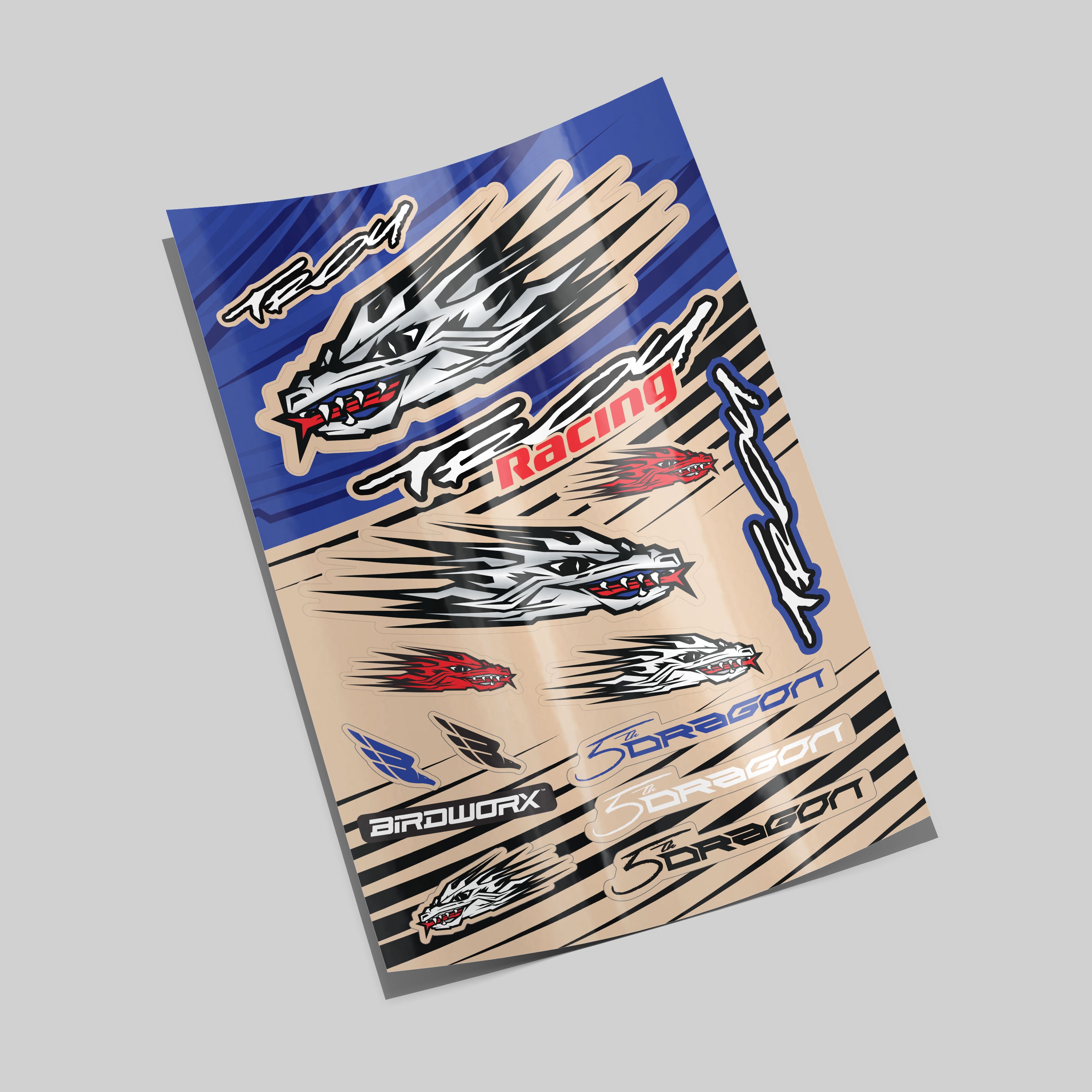 Troy 5th Dragon Decal Sheet