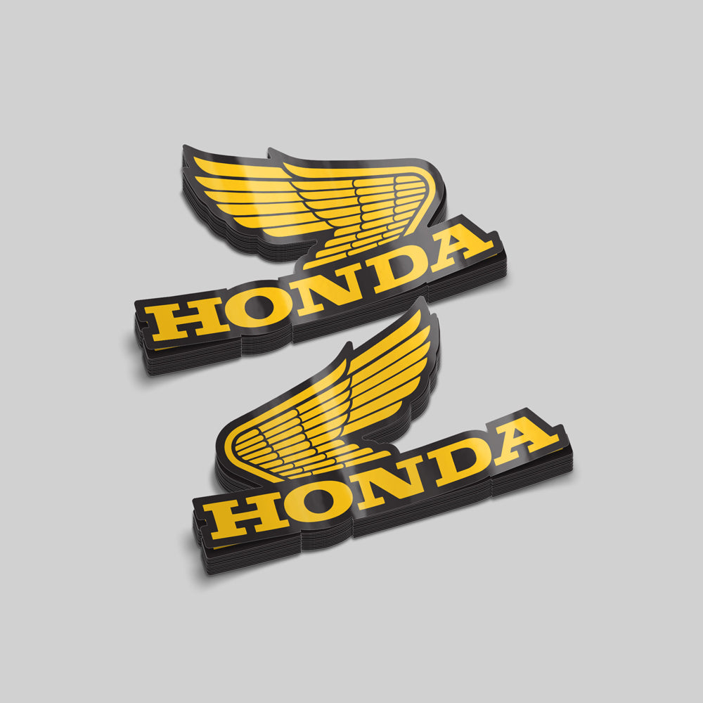 Retro Honda Wing Decals