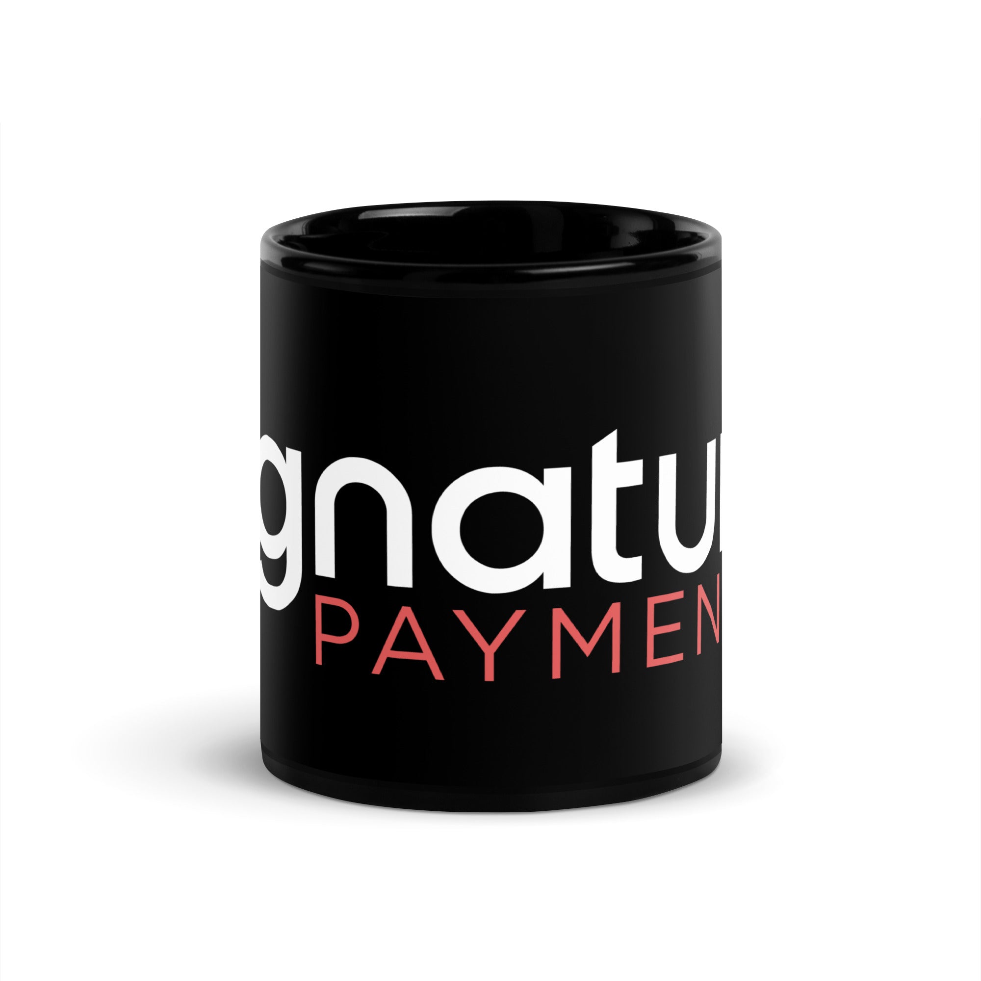 SIGNATURE Black Glossy Mug