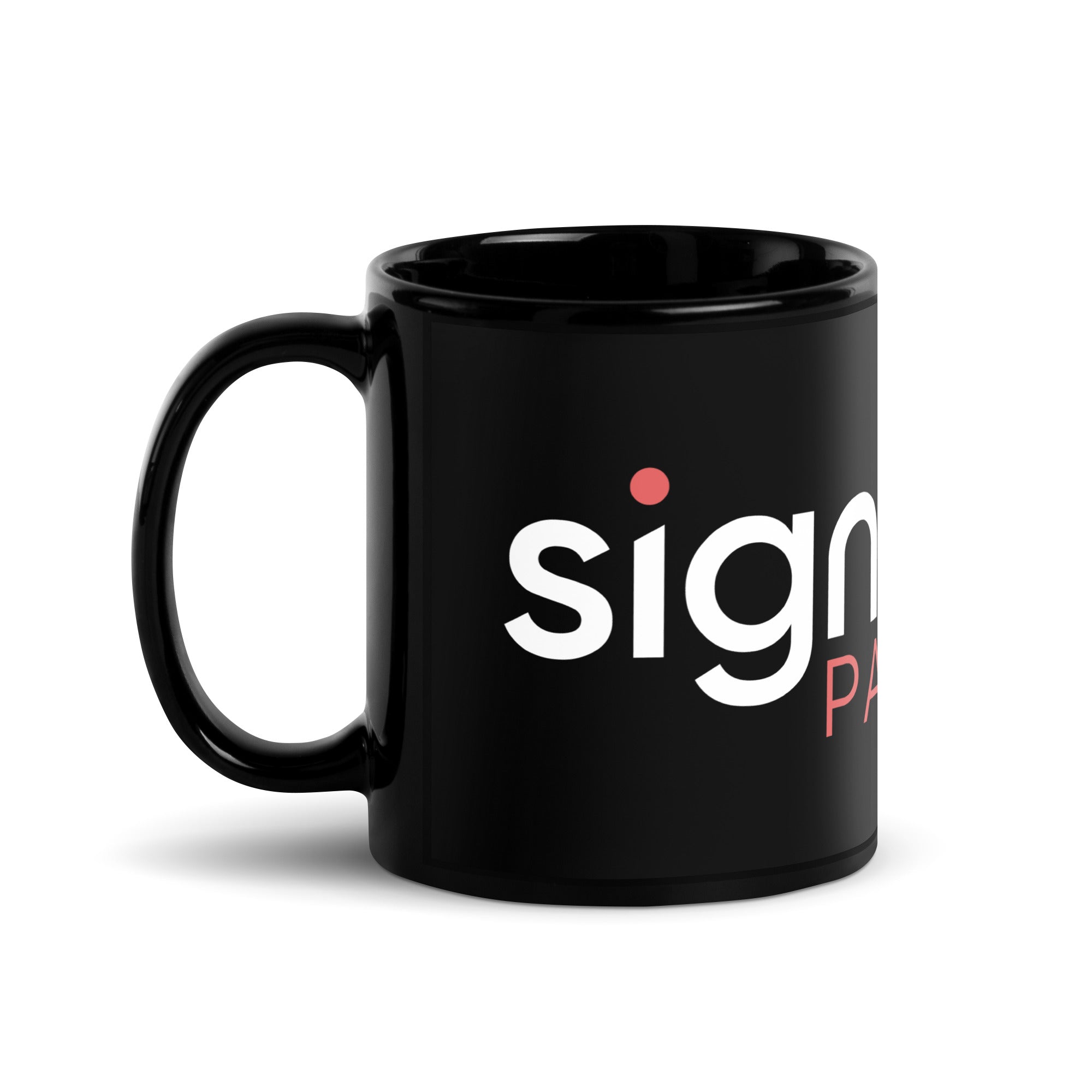 SIGNATURE Black Glossy Mug