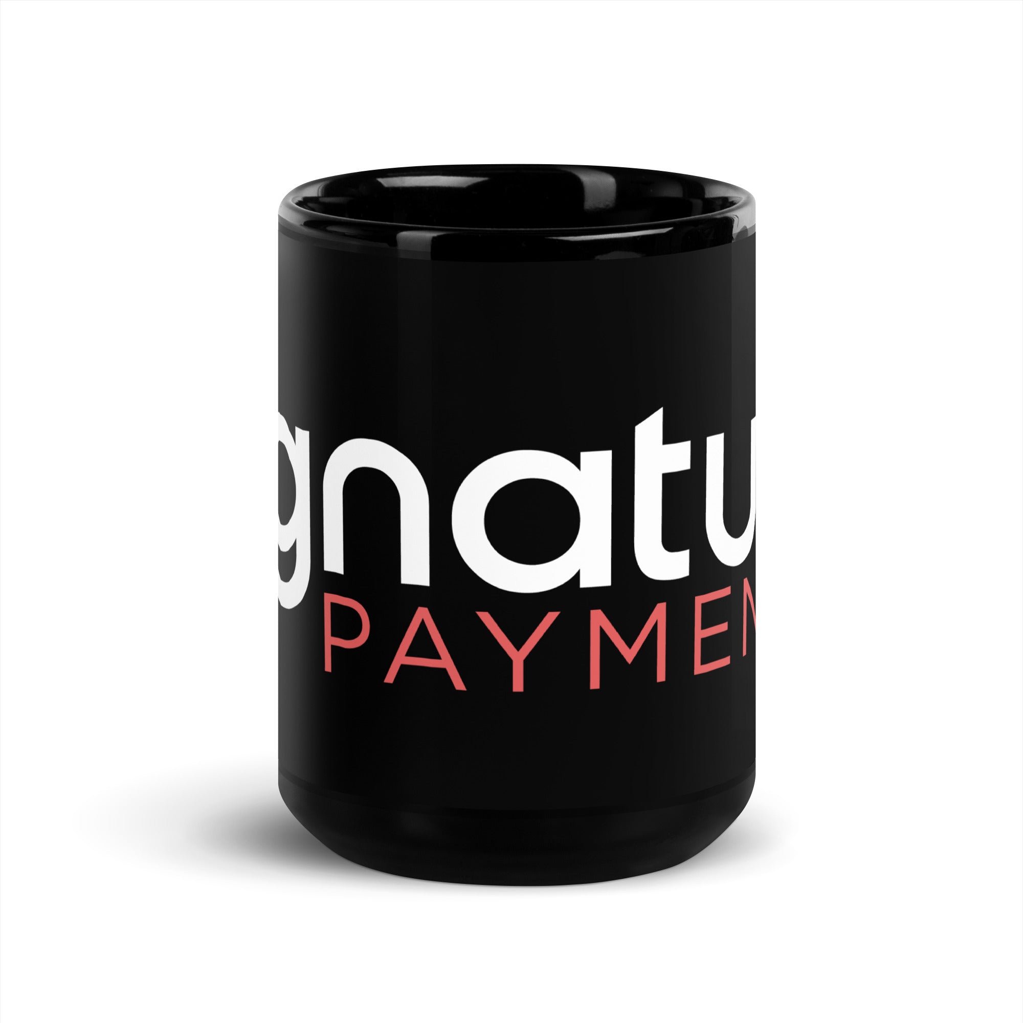 SIGNATURE Black Glossy Mug