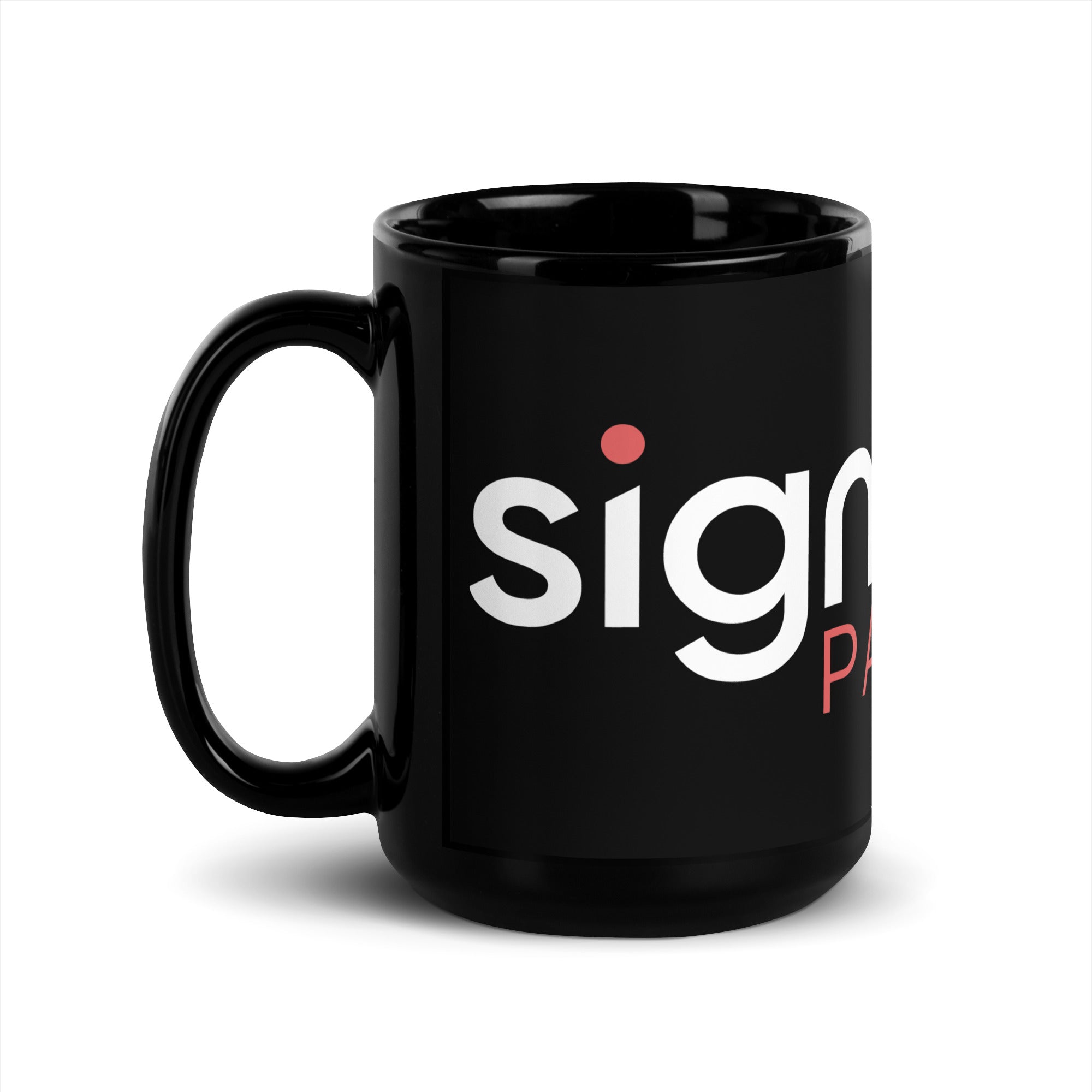 SIGNATURE Black Glossy Mug