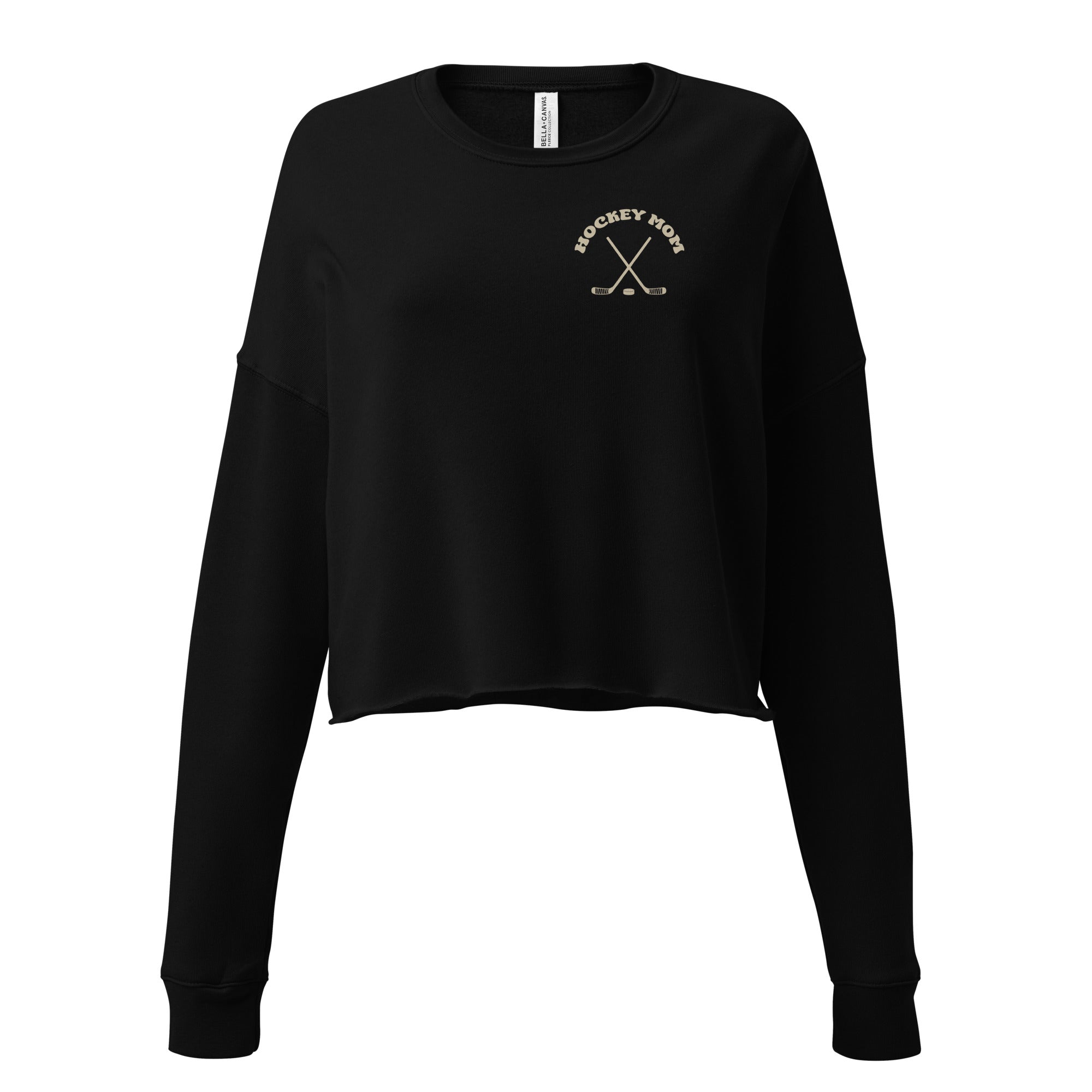 HOCKEY MOM Crop Sweatshirt