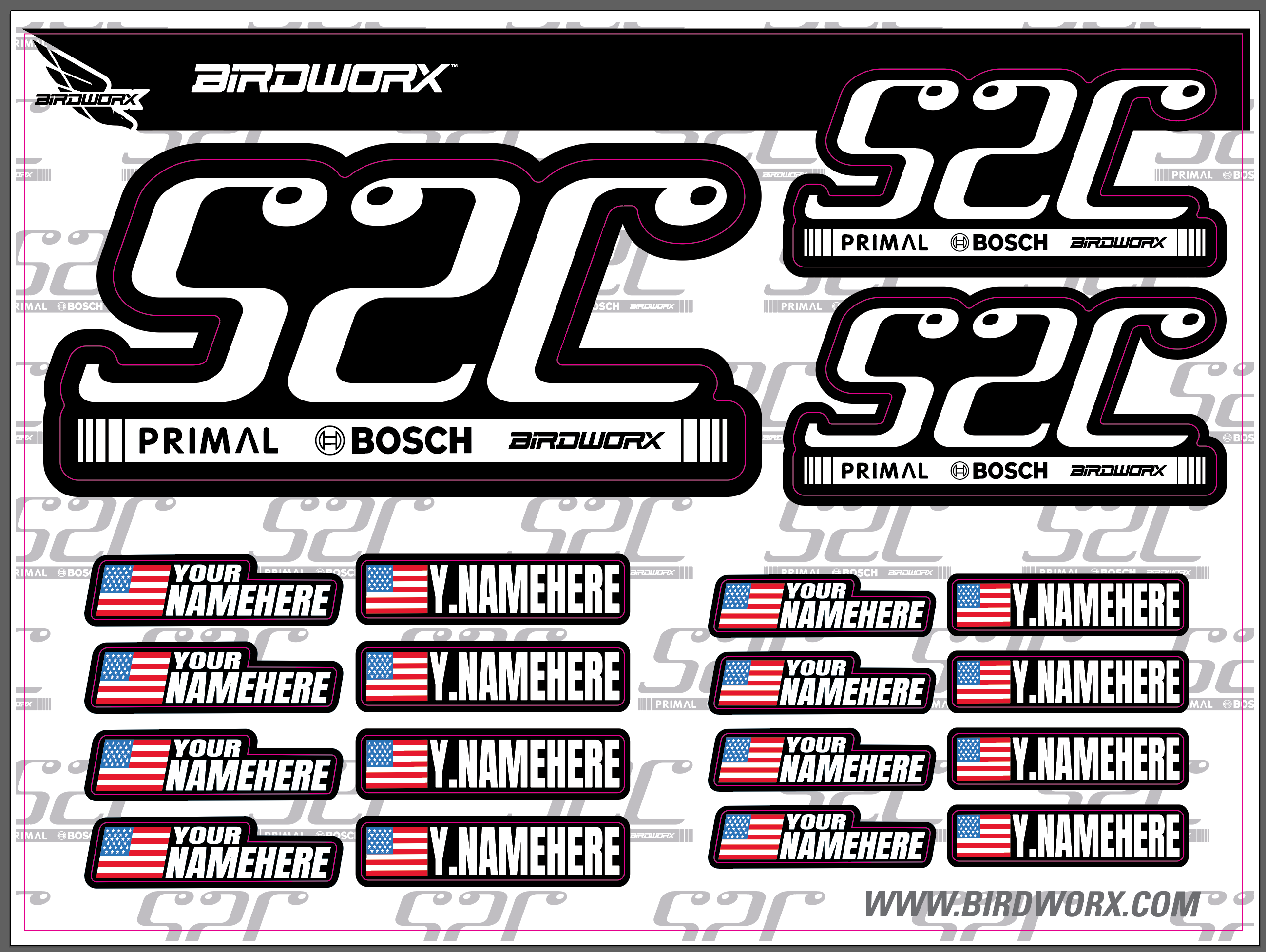Stage 2 Cyclery | Name Plates