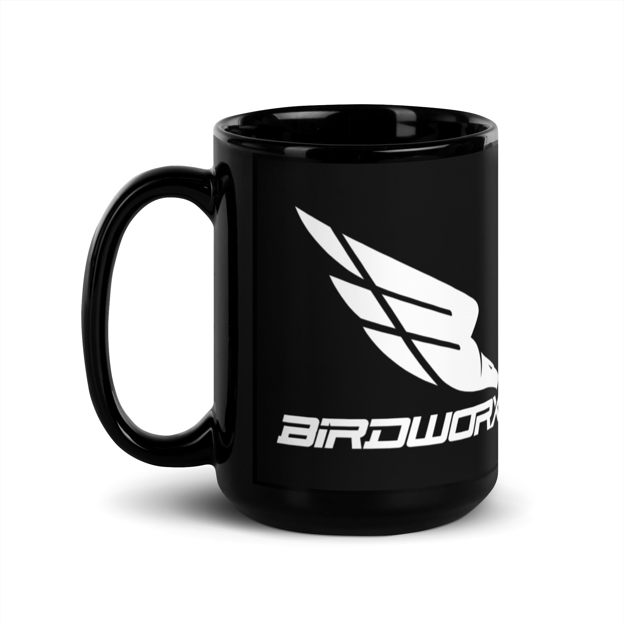 BIRDWORX -Black Glossy Mug