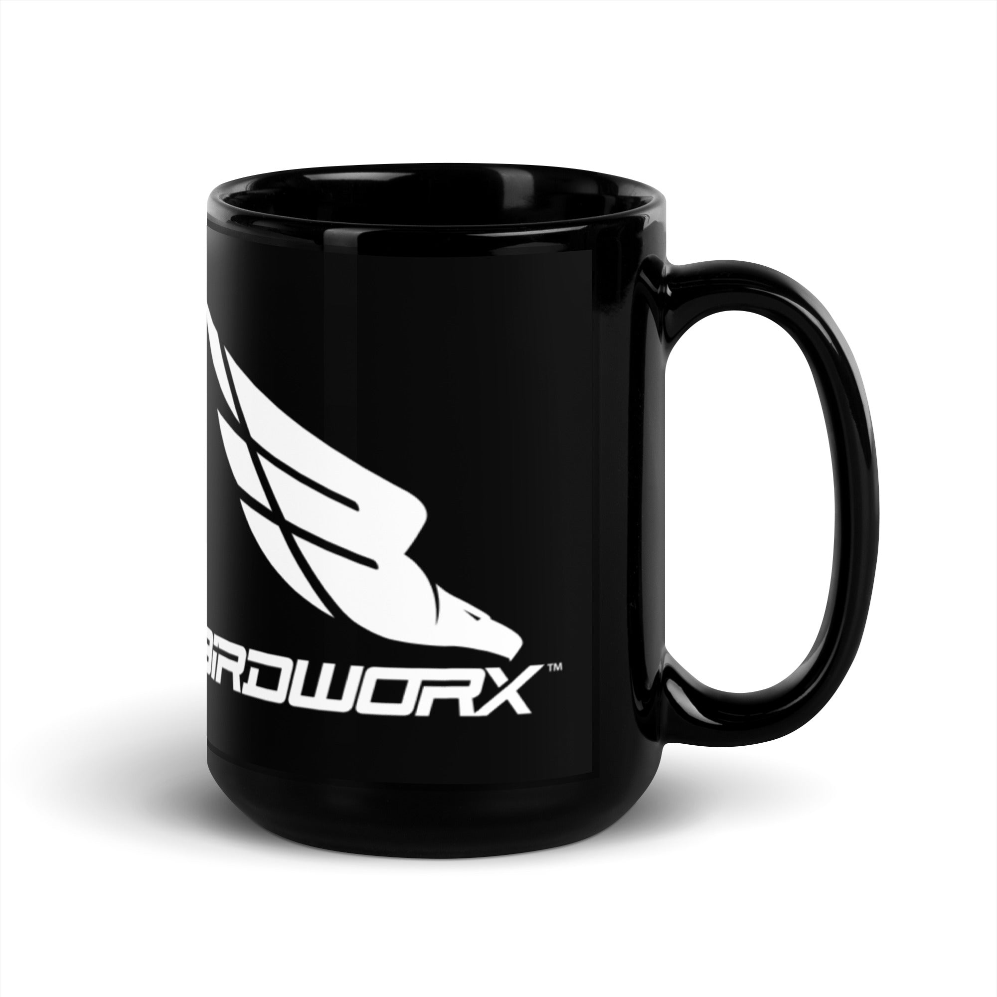 BIRDWORX -Black Glossy Mug