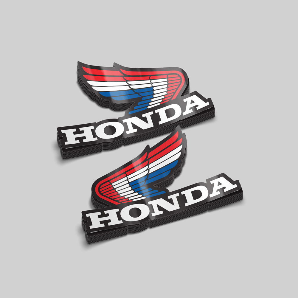 Retro Honda Wing Decals