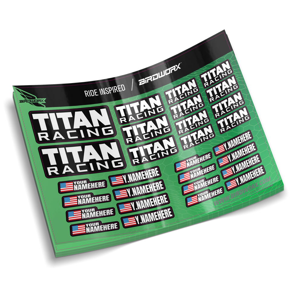 TITAN RACING TEAM Custom Name ID Kit