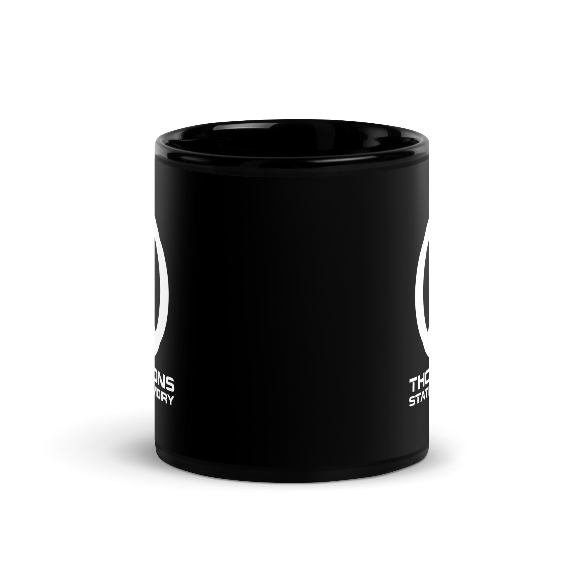 TS Black Glossy Mug