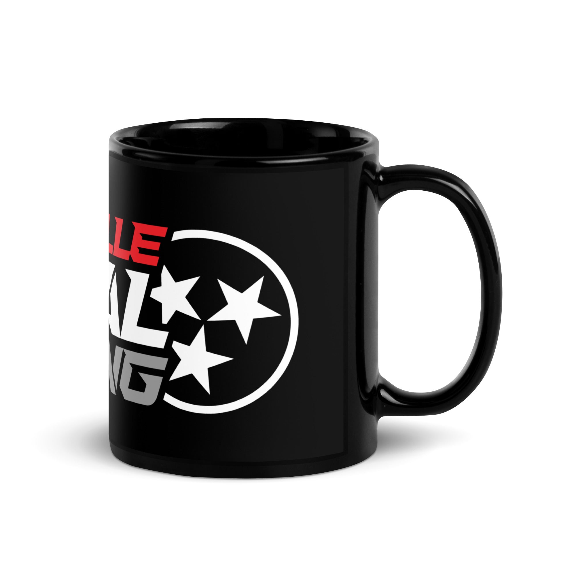 NLC Black Glossy Mug