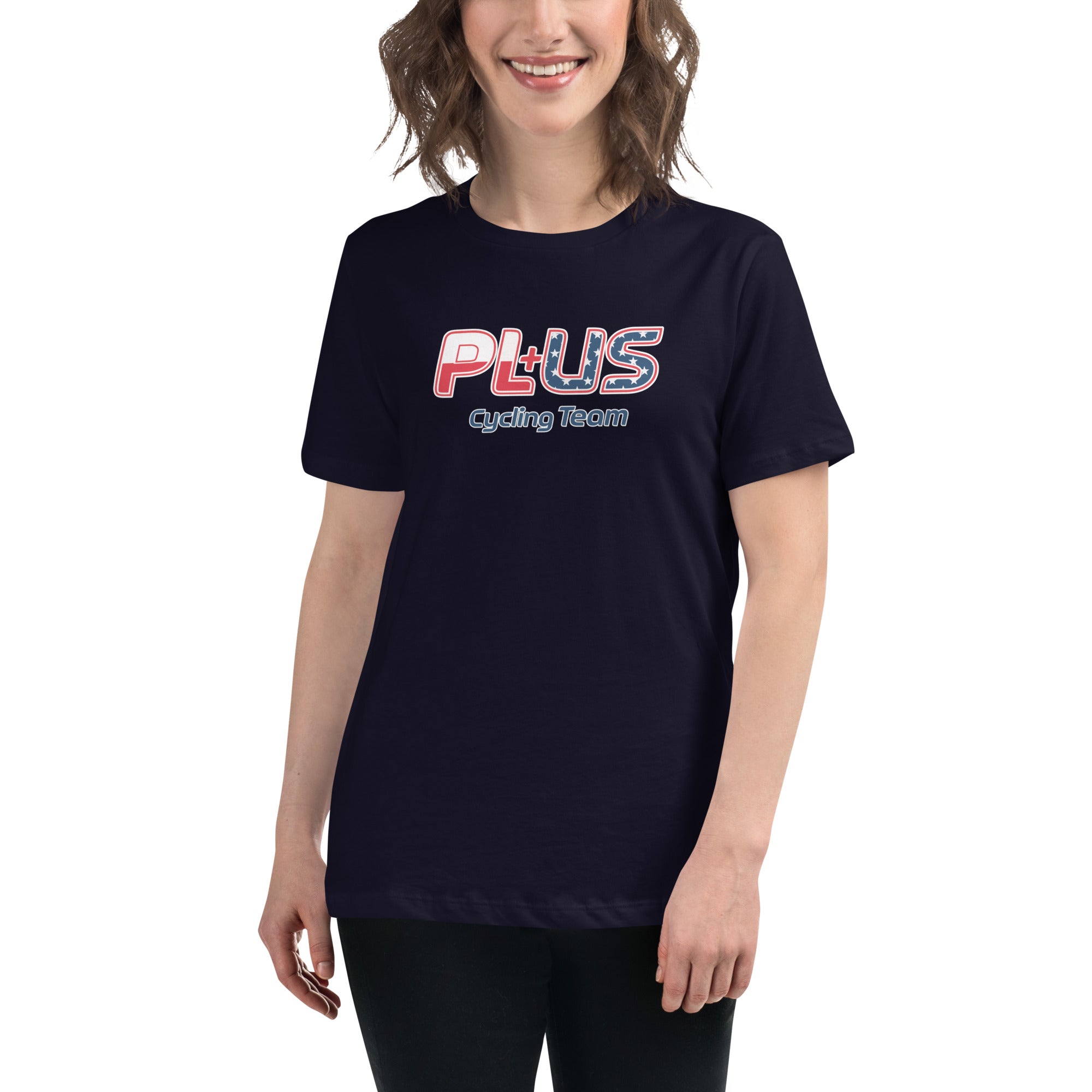 PLUS Cycling Team Women's Relaxed T-Shirt