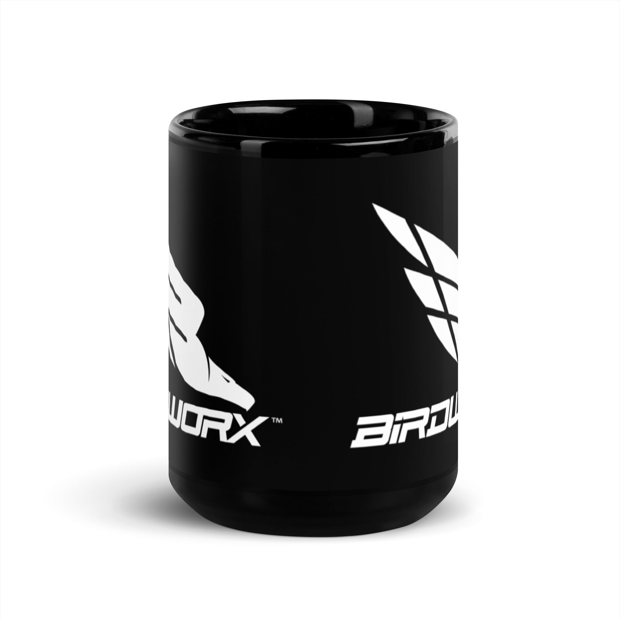 BIRDWORX -Black Glossy Mug