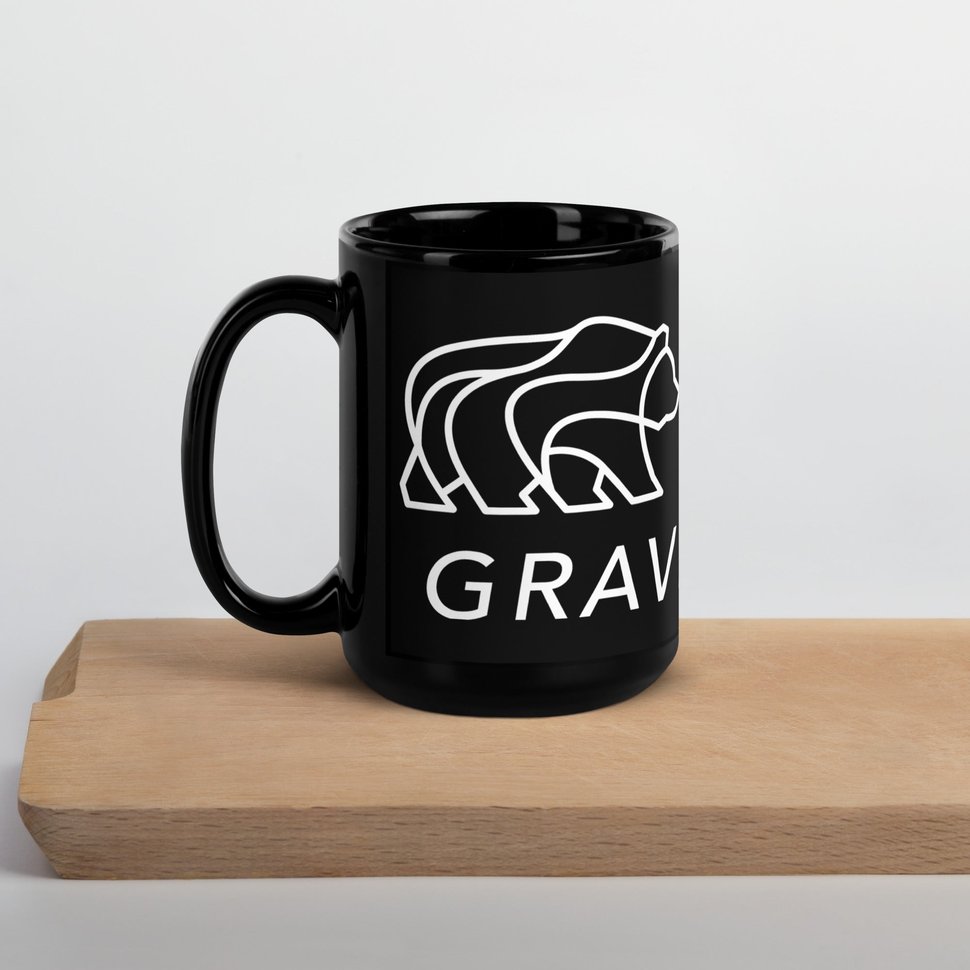 Eliel Gravel Team Black Glossy Mug